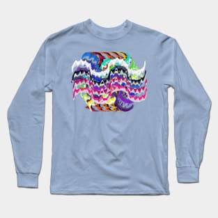 Water flow by Orchidinkle 5 Long Sleeve T-Shirt